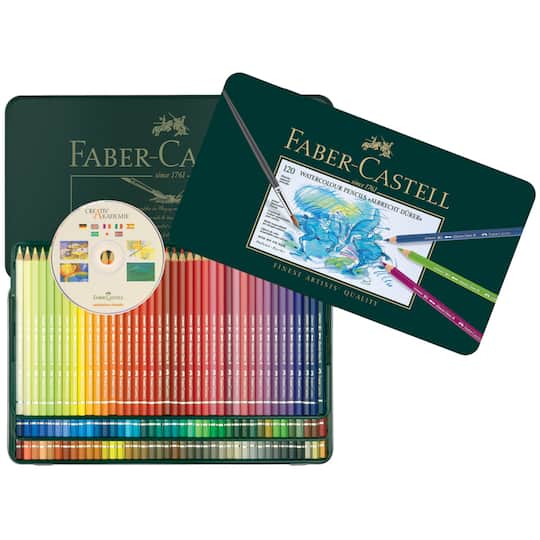 Faber-Castell&#xAE; 120 Color Albrecht Durer Watercolor Pencil Tin Set